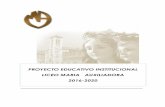 PROYECTO EDUCATIVO INSTITUCIONAL LICEO MARIA …7.5 Docentes y asistentes de la educación 43 7.6Perfil de desempeño ideal del profesional de la educación 43 7.7 Perfil de desempeño