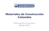Materiales de Construcción Colombia...Coyuntura sectorial Fuente: Construdata 27 Precio de Demanda (Promedio de proveedores por tonelada, miles de pesos) 6,00recebo común 6,56subbase