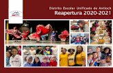 Distrito Escolar Unificado de Antioch Reapertura 2020 -2021 · 2020 -2021. servicios indirectos • remisiones • consultas • colaboraciÓn todos los consejeros seguirán brindando: