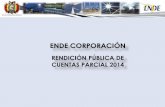 Presentación de PowerPoint - ENDE CORPORACIÓN · hidroeléctrica Miguillas y San José el 2014" ... 21 de julio presentación de ofertas) (CAF). Contrato 4: Construcción y montaje