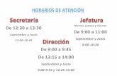 Septiembre y Junio De 12:30 a 13:30 PE ATENCION Dirección …ceip-tirsodemolina.centros.castillalamancha.es/sites/... · 2019-09-13 · Septiembre y Junio De 12:30 a 13:30 PE ATENCION