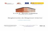 Reglamento de Régimen Interior · 1 Reglamento de Régimen Interior C/ Montelatorre, 11 – 09400 - ARANDA DE DUERO (Burgos) Teléfono : 947 54 63 51/ Fax : 947 04 80 65 E-mail: