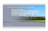 InformeTrimestral Avance de los Contratos del Proyecto del ... · Avance de los Contratos del Proyecto Puente sobre el Canal de . Panamá en el sector del Atlántico . Este informe