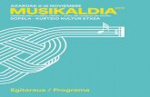udazkeneko musika-zikloa / ciclo de música de otoño SOPELA ...loscoloresdelamusica.files.wordpress.com/2015/11/programa.pdfller de violín y piano en la Música Eskola de Sopela.