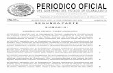 PERIODICO OFICIAL 19 DE FEBRERO - 2016 PAGINA 1 AÑO CIII ... · del Estado de Guanajuato a través de Proyecto de Inversión Q0593 ITESG, Formato Único y Nivel de Fondo, respecto