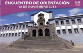 ENCUENTRO DE ORIENTACIÓN - Dominicas Vistabella...Universidad de La Laguna 12/11/2015 1. Presentación 2. Notas de corte orientativas para el acceso en 2016 3. Actualización de la