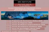 Cursos y Seminarios de Capacitación Online para empresas y ...walterbrizuela.com/pdf/wbinstitute-programas-de... · Modalidad de cursado: videoconferencia Cursos y Seminarios de