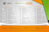 ENERO - ABRIL MAYO - AGOSTO SEPTIEMBRE - DICIEMBRE 22 … ESC… · NOTA: La agenda escolar está normada por el calendario escolar emitido por la SEP, en sus ediciones 2015-2016