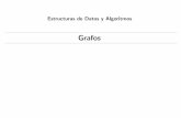 grafos - Benemérita Universidad Autónoma de Pueblatitab/files/grafos1.pdfRecorrido primero en profundidad (II) Esquema recursivo: dado G = (V, E) 1. Marcar todos los v´ertices como