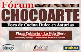 Viernes 15 de Noviembre de 2019 - Forum ChocoArte · “Bombón de chocolate con leche y carrillera de gochu Asturcelta”. “relación de las cervezas imperial Stout y el chocolate”.