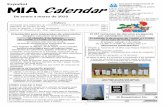 Español Musashino (MIA), MIA una fundación de interés ... · La fecha límite de la inscripción es el viernes, 15 de marzo. Calendario de eventos de MIA Tel: 0422 -36 4511 web: