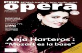 Anja Harteros - Pro Ópera AC · Anja Harteros FOTO: 9 6 42 28 Otras voces En esta ocasión, ofrecemos más puntos de vista sobre el estreno dela ópera Antonieta Federico Ibarra,
