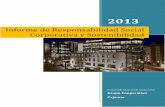 Informe de Responsabilidad Social Corporativa y Sostenibilidad · Responsabilidad Social Corporativa Informe de Responsabilidad Social Corporativa y Sostenibilidad 2013 Página 2