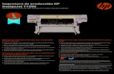 Impresora de producción HP Jet - INDI T7200.pdfImpresora de producción HP DesignJet T7200 Especificacionestécnicas Imprimir Dibujoslineales 15,5 seg/página en A1/D 165 A1 impresiones