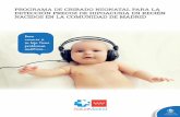 BVCM020256 Programa de cribado neonatal para la …Si el recién nacido “pasa” esta . prueba, indica que su audición es normal en ese momento. Si “no pasa” la prueba, indica