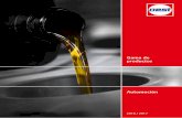 Gama de productos - Oest Gruppe · 2018-06-12 · Gama de productos Lubricantes Combustibles espe-ciales Grasas lubricantes Automoción 2016 / 2017. ACEITES DE MOTOR para automóviles