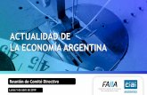 ACTUALIDAD DE LA ECONOMÍA ARGENTINA · LELIQs y Base Monetaria Fuente: elaboración propia en base a datos de Ministerio de Hacienda. Las cuentas públicas ya reflejan el programa