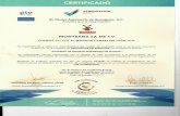 Montsanz Control de Plagas...Fecha de emisión del certificado: 18/10/2017 Este certificado es válido hasta: 18/10/2018 Fecha de Entrega: 31/10/17 EDGARDO ALFREDO ARZOLA LÓPEZ Director