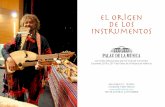 el orígen de los instrumentos - pablonahual.com · Los instrumentos son presentados en relación al grupo al que pertenecen: viento, cuerda y percusión. Para las etnias de cualquier