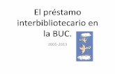 PI vers 3 - UCMwebs.ucm.es/BUCM/intranet/doc22523.pdf · PI: Intercentros 4500 Número de peticiones anuales. Bibliotecas UCM Intercentros (2005‐2013) 3000 3500 4000 Fotocopias
