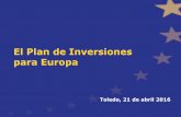El Plan de Inversiones para Europa - Castilla-La Mancha Juncker/1. CE Investment Pla… · PowerPoint Presentation Author: CONVENS Marc (COMM) Created Date: 4/27/2016 12:53:21 PM