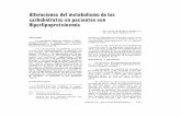 Alteraciones del metabolismo de los carbohidratos en pacientes … · 2013-09-18 · Alteraciones del metabolismo de los carbohidratos en pacientes con Hiperlipoproteinemia Dra. Betty