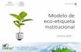 Modelo de eco-etiqueta institucional - Inicio - IPN...2018/02/21  · Simulación de implementación de Eco-etiqueta institucional 1 Simulación realizada con datos reales de consumo