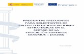 Presentación de PowerPoint - SEPIEsepie.es/doc/convocatoria/2019/HE/faq_ka203_solicitantes_2019.pdf · coordinador de un proyecto de Asociación Estratégica. El coordinador la presenta