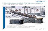Control avanzado para máquinas compactas€¦ · disponibilidad de las máquinas optimizada está equipada con los abundantes y profundos conocimientos técnicos de Omrom sobre los
