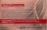 DERECHO CONCURSAL · 2019-09-04 · DERECHO CONCURSAL PRESIDENTE Ángel Rojo DIRECTOR E';'IiUoBeltrán JORGEMOYA, La conclusión de los concursos sin masa de las JOS~LUIS OrAZ ECHEGARAY,