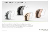 Phonak Bolero TM B · Phonak Bolero B es la completa gama de productos BTE para pérdidas auditivas de leves a profundas. Phonak Bolero B incluye cuatro diseños y cuatro niveles