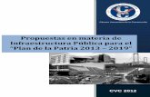 Propuestas en materia de Infraestructura Pública para el ... · Cámara Venezolana de la Construcción CVC 2012 Propuestas en materia de Infraestructura Pública para el “Plan
