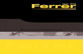 Waterproofing - Ferrer S.L.€¦ · Waterproofing 100 años de actividad ininterrumpida avalan a FERRER®, como grupo líder especializado en hidrología aplicada al control de aguas