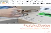 Servicios Técnicos de Investigación · Servicios administrativos C2 • Facturación/cobro de servicios prestados ... I2 Cumplimiento de los trámites administrativos en el plazo