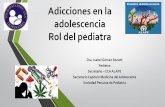 Adicciones en la adolescencia rol del pediatra · Consejo Prenatal sobre el tabaco, alcohol y otras drogas. En embarazo • Revisiones de niño sano, educar sobre el concepto de fumador