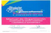 H. Ayuntamiento de Aguascalientes 2019-2021 · 2018-10-19 · Y DESARROLLO SUSTENTABLE ... y Desarrollo Sustentable Secretaría de Medio Ambiente y Desarrollo Sustentahle Manual de