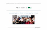 PROGRAMA INSTITUCIONAL 2015 - Repositorio Liconsarepositorio.liconsa.gob.mx/files/DF/PLANEACION... · Reglamento del Código Fiscal de la Federación Reglamento de la ley Federal