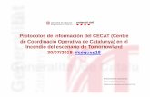 Protocolos de información del CECAT (Centre de Coordinació ...€¦ · Tomorrowland Difusión de la información en tiempo real al ciudadano respaldada con las acciones concretas