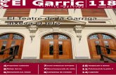 El Garric 118 2017-01-23¢  El Garric 3 N 118 octre 2013 En portada La qualitat art£­stica dels espectacles