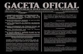 Noticias de Venezuela y el Mundo - REALIZADO EN CARACAS DEL 22 AL 24 DE … · 2020-04-21 · Aduanas. Decreto Constituyente de Reforma Parcial del Decreto con Rango, Valor y Fuerza