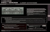 Manual del usuario - static.roland.com · La RC-202 le permite grabar sonidos de voz y de instrumentos en dos “pistas” y reproducirlos. Un conjunto de estas dos pistas se denomina