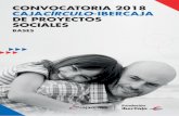 CONVOCATORIA 2018 CAJACÍRCULO-IBERCAJA DE PROYECTOS …rculo... · Proyectos de orientación y formación destinados a implementar alternativas que afronten el fracaso escolar. ··