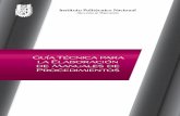 Instituto Politécnico Nacional · Guía Técnica para la Elaboración de Manuales de Procedimientos Clave del documento: SGE-DF-IT-01 Fecha de emisión: 2014-06-12 Versión: 01 Página