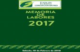 Memoria Labores 2017 - cajabatres.com.sv · VISIÓN MISIÓN VALORES VISIÓN, MISIÓN Y VALORES. ORGANIGRAMA 8. NÓMINA DE REPRESENTANTES DE ACCIONES REPRESENTANTES DE ACCIONES ...