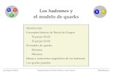 Loshadronesy elmodelodequarks - UGRjillana/Docencia/TG/Ejercicios/qm-s.pdf · Masas y momentos magnéticos de los hadrones Los quarks pesados José Ignacio Illana Departamento de