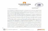 Ayuntamiento de Torreón · Administración Municipal 2014* 2017 los artículos 84, 85, 105, 106 y demás relativos del Reglamento Interior del Ayuntamiento, SE RESUELVE: - l.- Se
