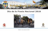 Día de la Fiesta Nacional 2018 · Día de la Fiesta Nacional 2018 - 30 - ESTADO MAYOR DE LA DEFENSA Desfile terrestre • Mando: Coronel Infantería de Marina • Batallón de la