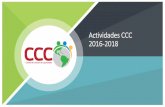 Actividades CCC 2016-2018 - OLACEFS · CURSO DE DESIGN THINKING 2017 Compartir y diseminar la metodología para las EFS. Curso PEFA 2018 ... Financió parte del Taller de Innovación