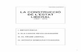 LA CONSTRUCCIÓ DE L'ESTAT LIBERAL · 1 la construcciÓ de l'estat liberal (1834 – 1874) histÒria d'espanya iv. intents democratitzadors iii. el rÈgim liberal ii. els canvis revolucionaris