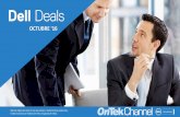 Dell Deals - OnTek · Portátiles de clase empresarial seguros, fáciles de gestionar y fiables con un sólido rendimiento para garantizar la productividad diaria. Latitude serie